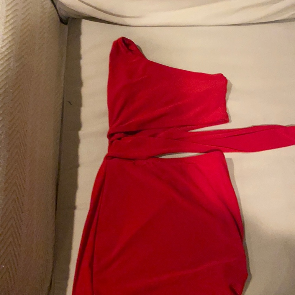 Red tween dress